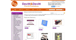 Desktop Screenshot of devittprint.ie